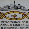 Metropolitan Local Aboriginal Land Council sign